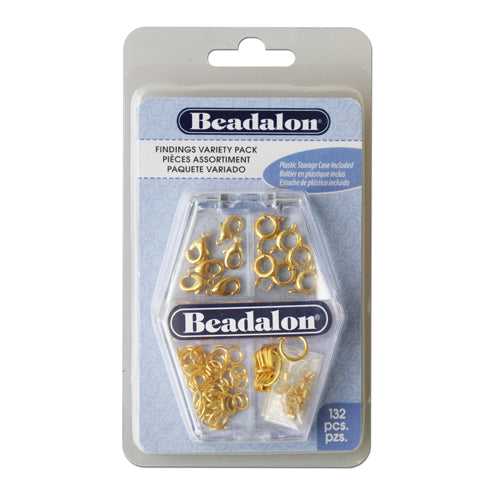 Kaufen Sie Perlen in Deutschland Beadalon Zubehör-Auswahl Goldfarben 132 Stück (1)