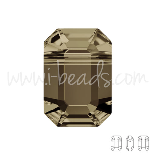 Kaufen Sie Perlen in Deutschland Swarovski 5514 pendulum Perlen smoky quartz 8x5.5mm (2)