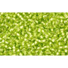 cc24 - Toho rocailles perlen 15/0 silver lined lime green (5g)