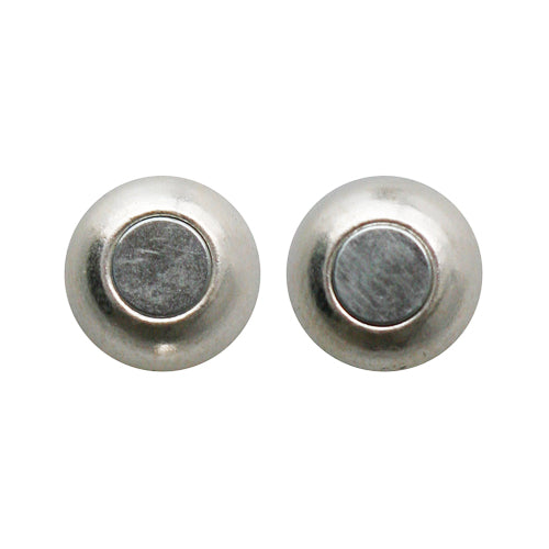 Magnetischer Verschluss für 4mm Schnüre Metall Antik-Silberfarben (1)