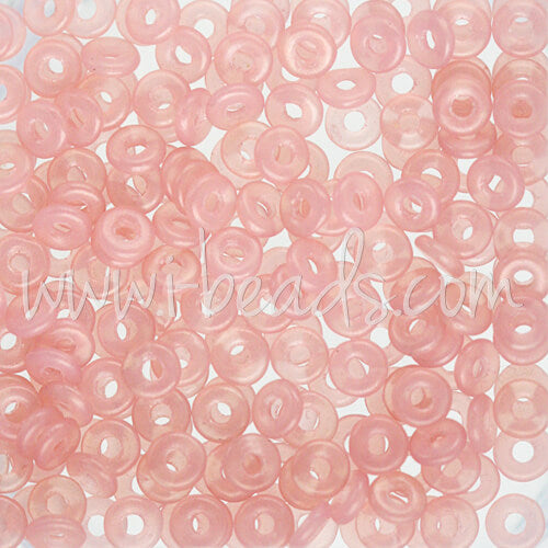 Kaufen Sie Perlen in Deutschland O beads 1x3.8mm suede gold milky pink (5g)