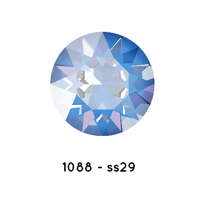 Swarovski 1088 XIRIUS chaton Crystal Ocean DELITE - SS29-6mm  (6)