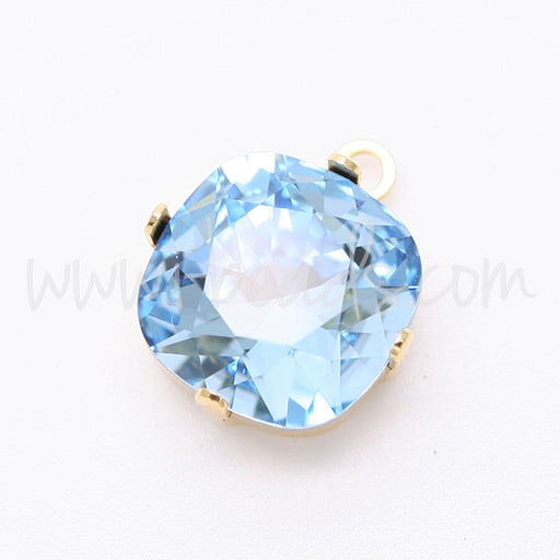 Anhängerfassung für Swarovski 4470 12mm gold-plattiert (1)