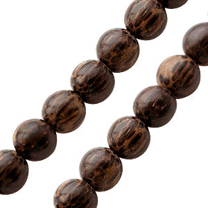 Kaufen Sie Perlen in Deutschland Perlenstrang rund aus palmenholz 10mm (1)