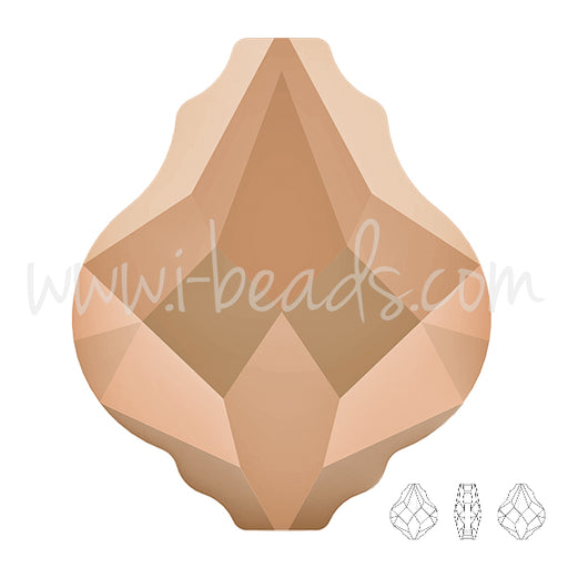 Kaufen Sie Perlen in Deutschland Swarovski 5058 Baroque Perle Crystal Rose Gold 2x 14mm (1)