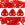 Perlen Einzelhandel 2 Loch Perlen CzechMates triangle siam ruby 6mm (10g)