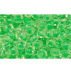 cc805 - toho rocailles perlen 6/0 luminous neon green (10g)
