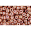 cc1201 - Toho rocailles perlen 8/0 marbled opaque beige/pink (10g)