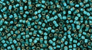 Kaufen Sie Perlen in Deutschland cc27BDF - Toho beads 15/0 silver lined frosted teal (5g)