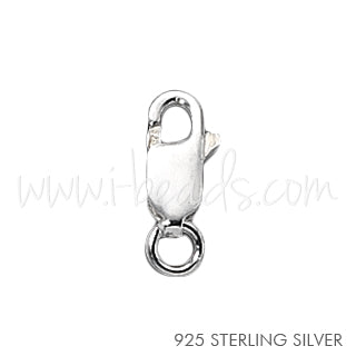 Karabinerverschluss Sterling Silber 3x10mm (1)