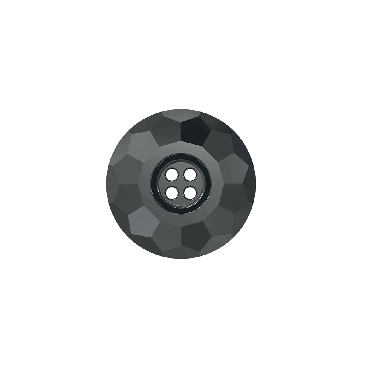 Kaufen Sie Perlen in Deutschland Swarovski 3008 Knopf jet HEMATITE 14mm (1)