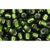 Kaufen Sie Perlen in Deutschland cc37 - Toho rocailles perlen 6/0 silver-lined olivine (10g)