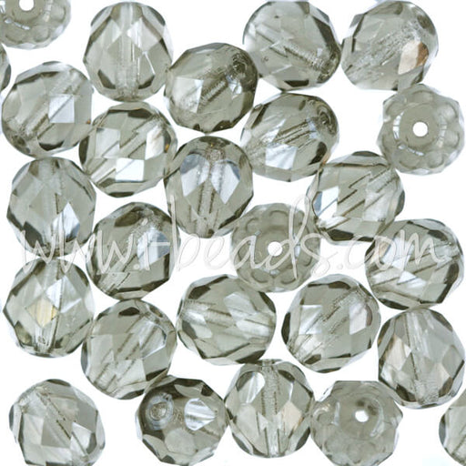 Kaufen Sie Perlen in Deutschland Glasschliffperlen black diamond 8mm (25)