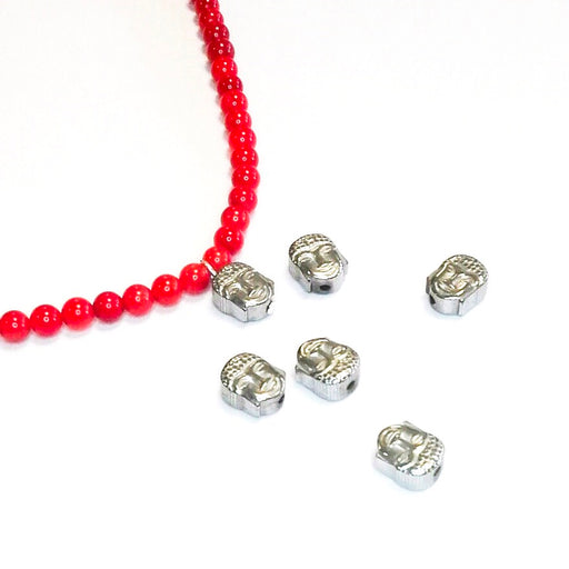 Kaufen Sie Perlen in Deutschland Bouddha Antik Silber Hämatit Perlen rekonstituiert 8mm (4)
