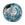 Perlen Einzelhandel Murano Glasperle Linse Blau und Silber 14mm (1)