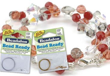 Beadalon bead ready satingold 7 strängedraht 0,38mm 51cm (1)(1)
