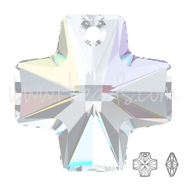 swarovski anhänger kreuz crystal ab 20mm (1)