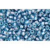 Kaufen Sie Perlen in Deutschland cc277 - Toho rocailles perlen 11/0 aqua/lavender lined (10g)