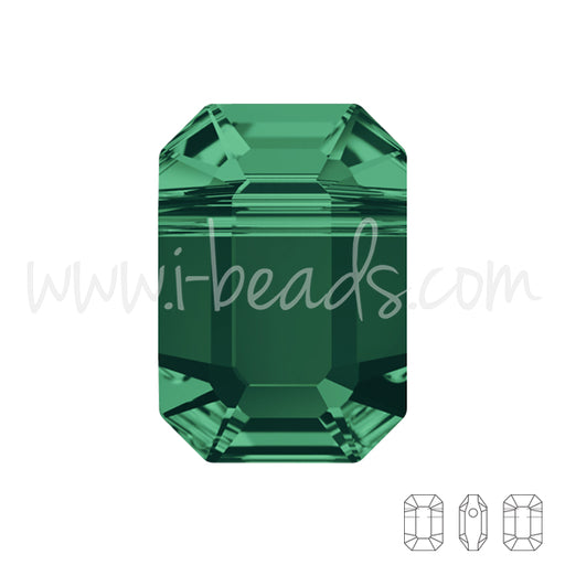 Kaufen Sie Perlen in Deutschland Swarovski 5514 pendulum Perlen emerald 8x5.5mm (2)