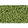 cc37 - Toho rocailles perlen 15/0 silver-lined olivine (5g)