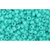 cc55f - Toho rocailles perlen 11/0 opaque frosted turquoise (10g)