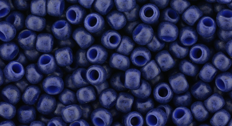 cc2607F - Toho Rocailles Perlen 8/0 semi glazed Navy Blue (10g)