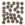 Perlengroßhändler in Deutschland Honeycomb Perlen 6mm crystal bronze (30)
