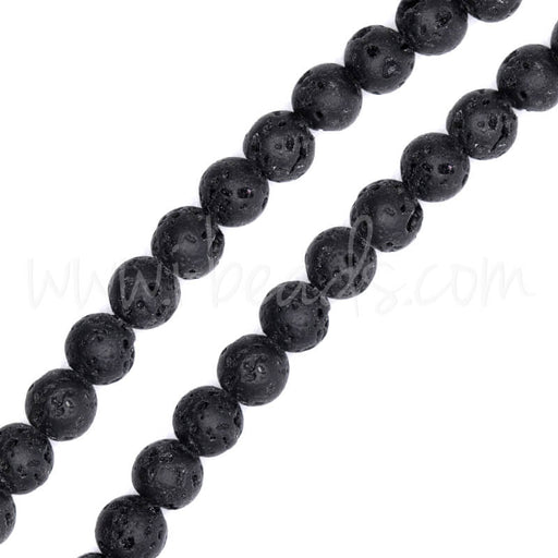 Kaufen Sie Perlen in Deutschland Lavastein Runde Perle 4mm (1)