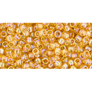 Kaufen Sie Perlen in Deutschland cc162 - Toho Takumi LH runde perlen 11/0 transparent rainbow light topaz (10g)