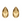 Perlen Einzelhandel Swarovski 3230 Drop SewOn Crystal Golden SHADOW Foiled 12x7mm  (4)
