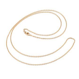 Kaufen Sie Perlen in Deutschland Kette Halskette GOLD Stahl 75cm - 1.8mm (1)