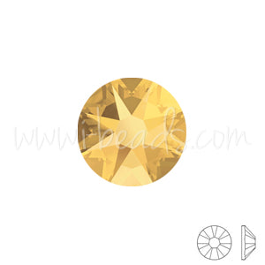 Kaufen Sie Perlen in Deutschland Strass Swarovski 2088 flat back crystal metallic sunshine Gelbss16-3.9mm (60)