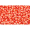 cc963 - Toho rocailles perlen 11/0 crystal/ apricot lined (10g)