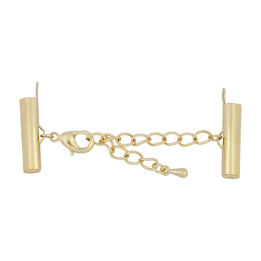Kaufen Sie Perlen in Deutschland Schiebeverschluss Set Goldfarben 20mm (1)