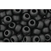 cc49f -Toho rocailles perlen 6/0 opaque frosted jet (10g)