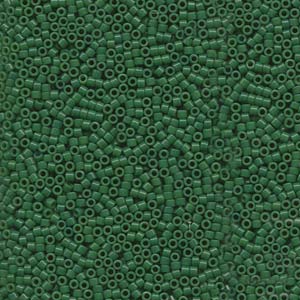 DB656 - 11/0 Delica beads Dyed Opaque Jade jr- 1,6mm - Hole : 0,8mm (5gr)