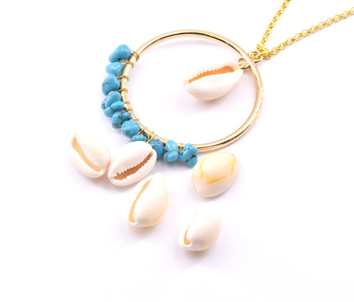 Kaufen Sie Perlen in Deutschland Kauri Muschel für Charme und Juwelen. Ungefähr 10 mm (10)