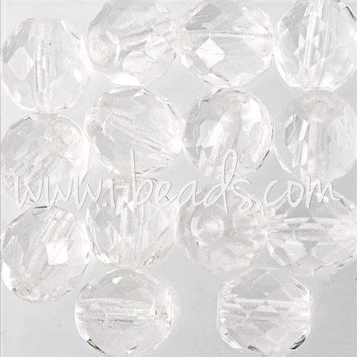 Glasschliffperlen crystal 10mm (25)