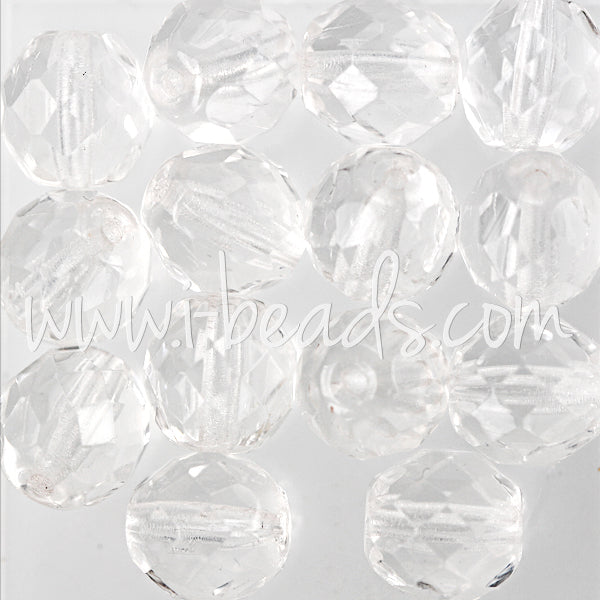 Glasschliffperlen crystal 10mm (25)