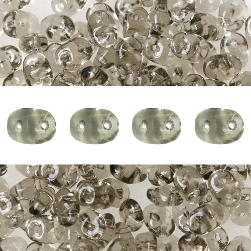 Kaufen Sie Perlen in Deutschland Super Duo Perlen 2.5x5mm Black Diamond (10g)
