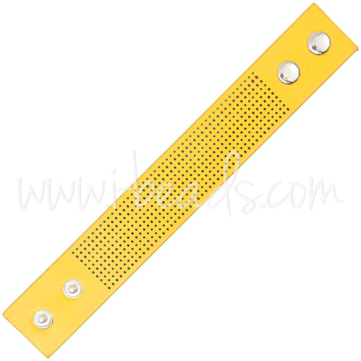 Armband zum Besticken 23x3cm gelb (1)