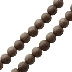 Perlenstrang aus grauholz 6mm (1)