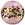 Perlengroßhändler in Deutschland Murano Glasperle Linse Pink Leopard 30mm (1)
