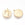 Perlen Einzelhandel Sternbild-zodiac Charm Messing vergoldet und Zirkonia WAAGE 13x11x1,5mm -sold pro Einheit