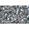 cc288 - toho rocailles perlen 6/0 inside colour crystal metallic blue lined (10g)