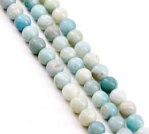 Kaufen Sie Perlen in Deutschland AMAZONITE  runder perlenstrang 10mm -38cm -37 perlen (1)