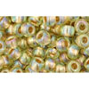 cc998 - Toho rocailles perlen 6/0 gold lined rainbow light jonquil (10g)