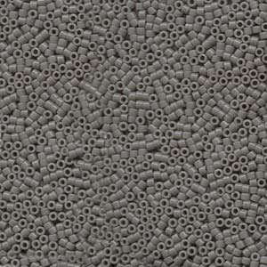 DB731 -11/0  delica bead opaque GRAY- 1,6mm - Hole : 0,8mm (5gr)