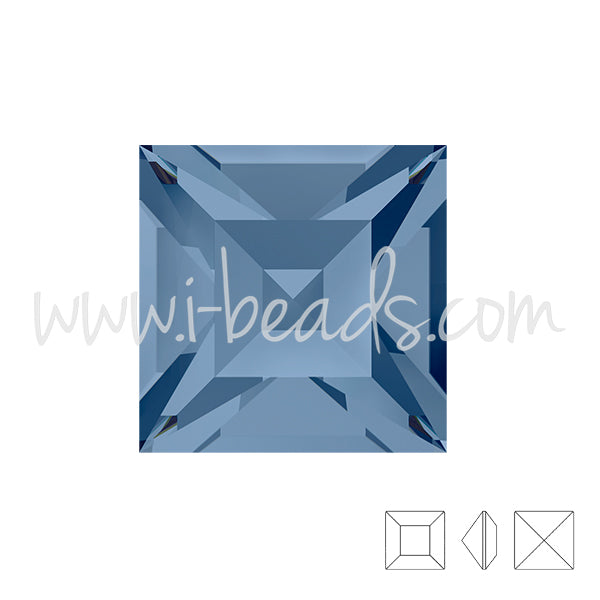 Swarovski Elements 4428 Xilion square denim blue 6mm (2)