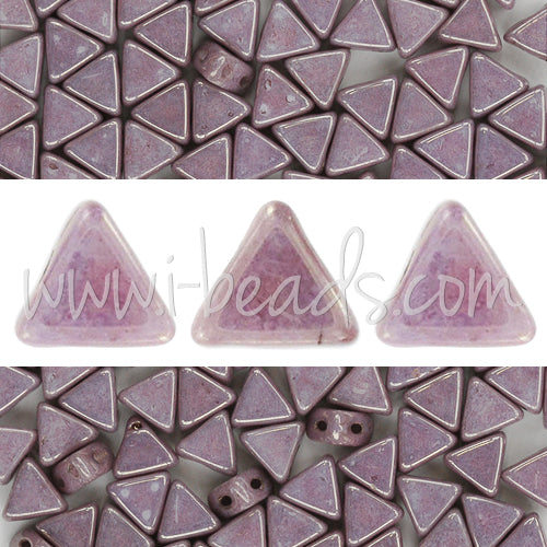 KHEOPS par PUCA 6mm opaque mix violet gold ceramic look (10g)